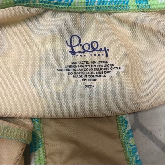 Lilly Pulitzer Halter One Piece Swimsuit Chillin Crab Print Size 4 Beachwear - Picture 7 of 7